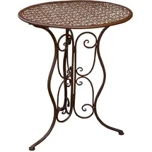 Hti-Living Lani Gartentisch Ø 60 x 70 cm Antik