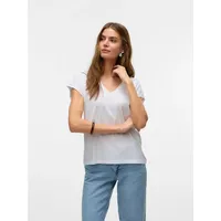 Vero Moda Vmluna Ss V-Neck Tee JRS Noos