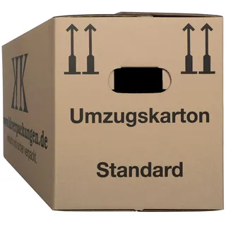 KK Verpackungen 100 Premium Faltkartons Umzugskarton braun NEUWARE