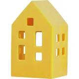 REMEMBER Teelichthaus Nyhavn yellow Gelb aus Keramik