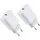 seadmit 20W USB C Adapter, USB-C Ladegerät kompatibel mit i-Phone 17/16/15/14/13 Plus Pro Max Mini, i-Pad, Air-Pods, Samsung Galaxy S25/24/23, USBC Stecker Netzteil Schnellladegerät Charger(2 Port)