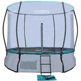 Hudora Fantastic 300V 300 cm inkl. Sicherheitsnetz und Leiter grün/türkis