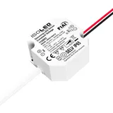 ISOLED LED Schalterdosen-PWM-Trafo 12V/DC, 0-12W, Tiefe 24mm, IP65, dimmbar, SELV