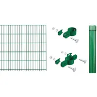 GAH Alberts Alberts Einstabmattenzaun grün zum Einbetonieren, 125 cm,