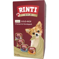 Rinti Schale Gold Mini Goldbox | 32x100g Hundefutter