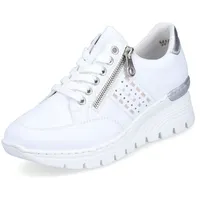 Rieker Wedgesneaker Damen Weiß 41