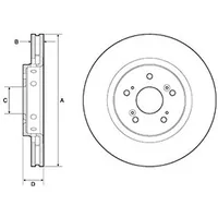 Delphi Bremsscheibe BG4808C