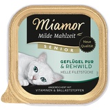 Miamor 6 x 100g Milde Mahlzeit Senior Geflügel Pur & Rehwild Miamor