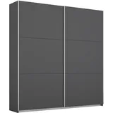 Rauch Schwebetürenschrank RAUCH "AURELIO Kleiderschrank Garderobe TOPSELLER OTTO ́s CHOICE", grau (graumetallic), B:175cm H:210cm T:59cm, Holzwerkstoff, Schränke, Schwebetürenschrank, 3 verschiedene Ausstattungsvarianten Griffe aus Metall MADE IN GERMANY,