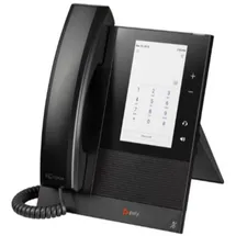 Poly CCX 400 VoIP-Telefon mit Rufnummernanzeige/Anklopffunktion SIP SDP 24 Leitungen Schwarz