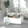 furnicato Moderner Couchtisch Weiß Holzwerkstoff 85 x 55 x 31 cm