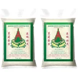 ROYAL THAI RICE - Langkorn Jasmin Duftreis - 1 X 1 KG (Packung mit 2)