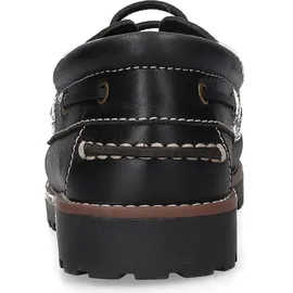 Dockers by Gerli Herren Bootsschuhe, Männer Bootsschuhe,Mokassins,Sommerschuhe,Boat-Shoes,sportlich,Segelschuhe,docksider,schwarz,41 EU - 41