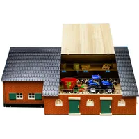 Kids Globe KidsGlobe Viehstall mit Bauernhaus aus Holz, Maße