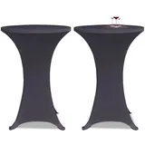 vidaXL Stehtischhusse Stretch Anthrazit 70 cm