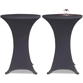 vidaXL Stehtischhusse Stretch Anthrazit 70 cm