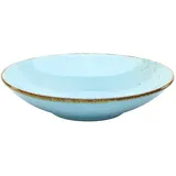 CreaTable 6er Set CreaTable Suppenteller Nature Collection Ø 22 cm Steinzeug Blau Hellblau