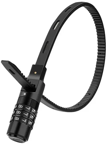 3240001001 bicycle lock for 0.5 m combination - black