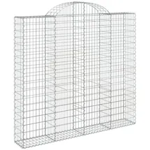 vidaXL Gabionen mit Hochbogen 200 x 50 x 180/200 cm