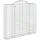 vidaXL Gabionen mit Hochbogen 200 x 50 x 180/200 cm