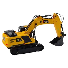 LeanToys RC-Auto Raupenbagger CH RTR weiß