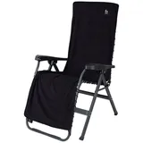 Bo-Camp Frottee Sitz Auflage Hochlehner Kissen Bezug Garten Camping Klapp Stuhl Farbe: anthrazit