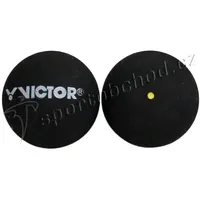 Squashball Victor - 1 gelber Punkt - Schwarz