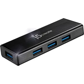j5create JUH340 - Hub 4 Ports), Dockingstation USB Schwarz