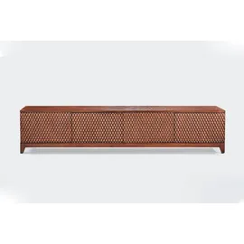 KAWOLA Lowboard COPAS TV-Board 4 Türen Eiche furniert braun