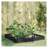 vidaXL Hochbeet 100 x 100 x 26 cm Schwarz