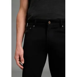 Bruno Banani Jeansbermudas BRUNO BANANI "Hutch-Bermuda", Herren, Gr. 32, Länge 32, schwarz, Denim/Jeans, Obermaterial: 98% Baumwolle, 2% Elasthan, unifarben, straight fit kniebedeckend, Jeans, Straight-Fit, normale Leibhöhe, aus elastischem Denim-Material