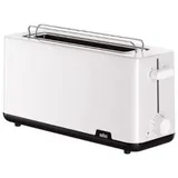 Braun Langschlitz-Toaster Weiß