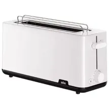 Braun Langschlitz-Toaster Weiß