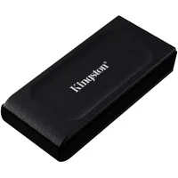 Kingston XS1000 1TB Mini Portable SSD USB-C / USB 3.2 externe SSD (1 TB) 1050 MB/S Lesegeschwindigkeit, 1000 MB/S Schreibgeschwindigkeit, USB 3.2 Gen 2, USB-C, ultrakompakt, Metallgehäuse schwarz