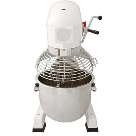 KuKoo Gastro Planetenrührmaschine Spiral Rührmaschine Teigknetmaschine Knetmaschine Rührwerk Küchenmaschine Mixer Knetaufsätze Teigschaber... - Weiß