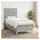 vidaXL Boxspringbett 100 x 200 cm Hellgrau