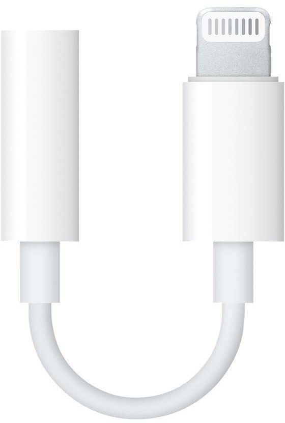 Apple Adapter Lightning auf 3,5mm Kopfhörerstecker, weiß