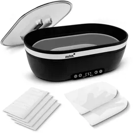 PULOX Paraffinbad WB-4500 - Großes 4500 ml Wachsbad für Hände & Füße mit Zubehör und 4x Wachs
