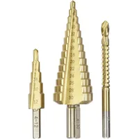 KWB Stufenbohrer 3-teiliges Set 4-12 mm/4-30 mm/6 mm