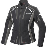 BÜSE Linda Damen Motorrad Textiljacke (Black/Grey,38)