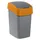 Curver Flip Bin 25 l silber/orange