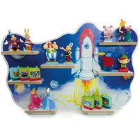 Smagnon Regal für die Toniebox und Tonie Figuren Motiv Ballon-Familie Kinderspielzeug (XXL Nebenregal Rakete)