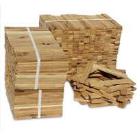 Premium Eiche Anmachholz – Besonders sauberes und trockenes Brenn-Holz – Ideales Anfeuerholz für eine kuschelige Raumwärme - Perfektes Zubehör um Brennholz im Kamin zu entfachen