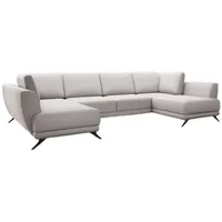 Luxusbetten24 Schlafsofa Designer Sofa Nina, mit Schlaffunktion beige