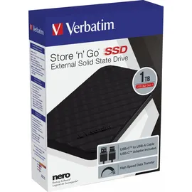 Verbatim Store 'n' Go Portable 1 TB USB 3.2 schwarz