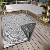 HANSE HOME Pangli Outdoor Teppich Wetterfest – Wendeteppich Skandinavischer