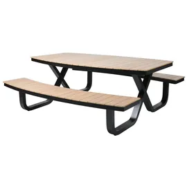 barths Sitzgruppe Buddy, schwarz Kunststoff, Metall