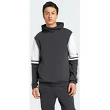 adidas Hoodie Schwarz/Weiß S