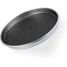 CHG Serviertablett Antirutsch, Edelstahl 0,7 mm, Höhe: 4,0 cm,