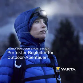 Varta Outdoor Sports H30R Wireless Pro LED Stirnlampe akkubetrieben 400lm 18650101401